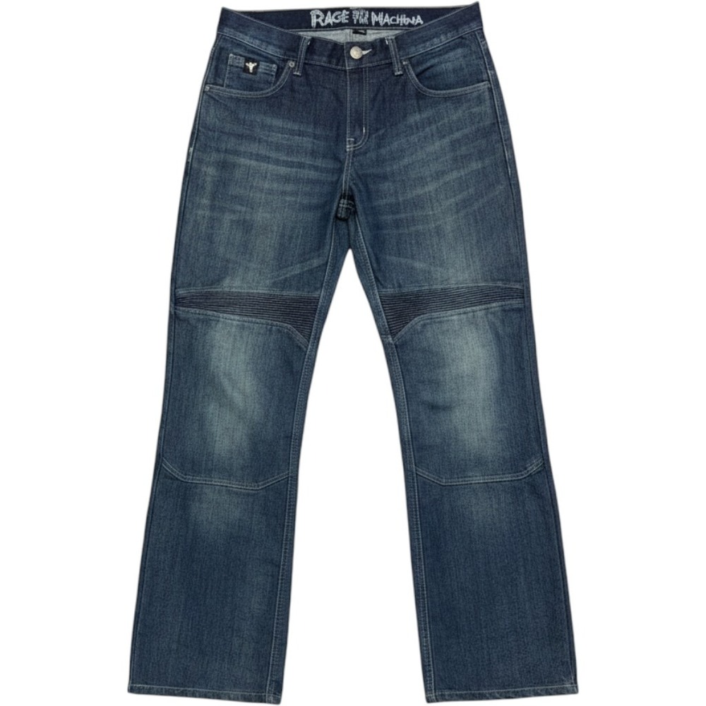 Speed and Strength Rage With The Machine Motorcycle Jeans Blue Denim 32x34